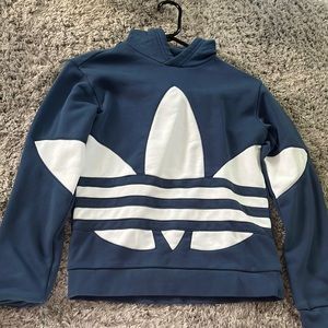 Blue adidas hoodie